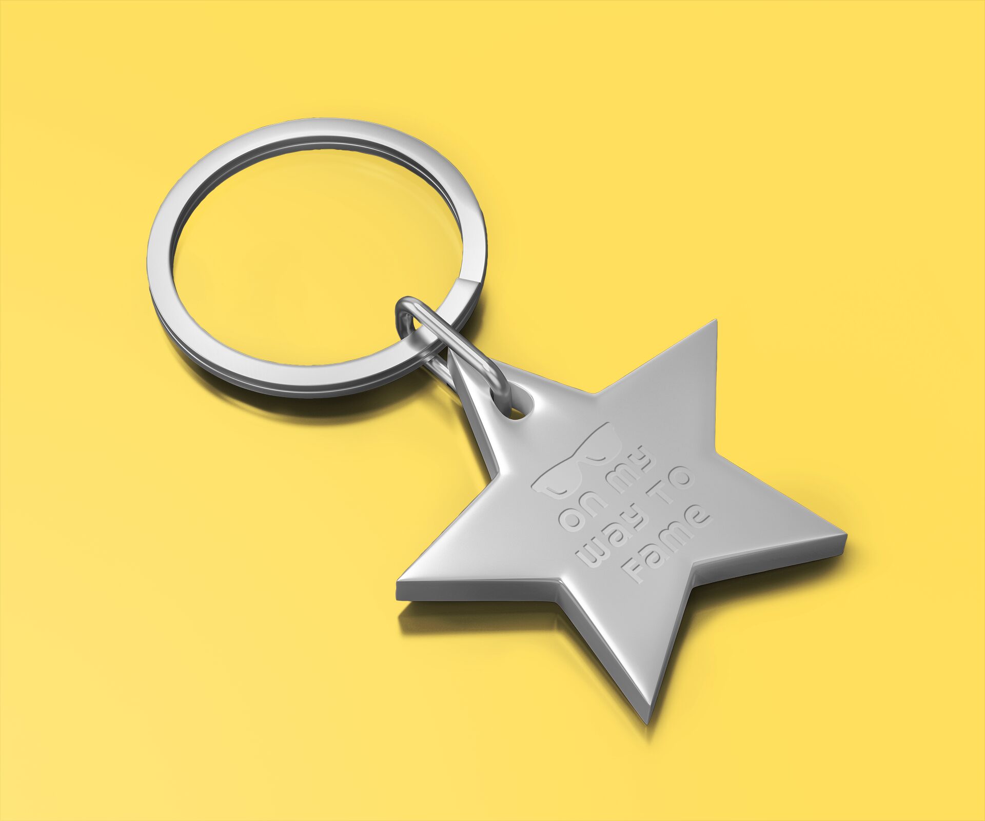 FS keychain mockup